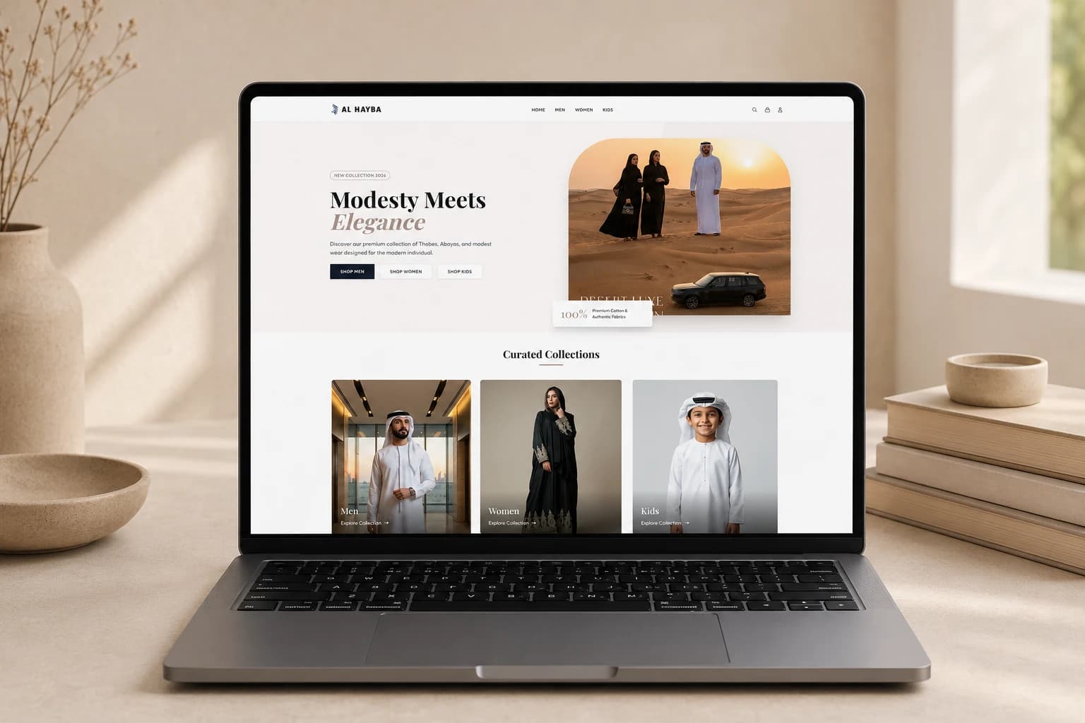 E-Commerce Platform for Al Hayba Clothing Brand