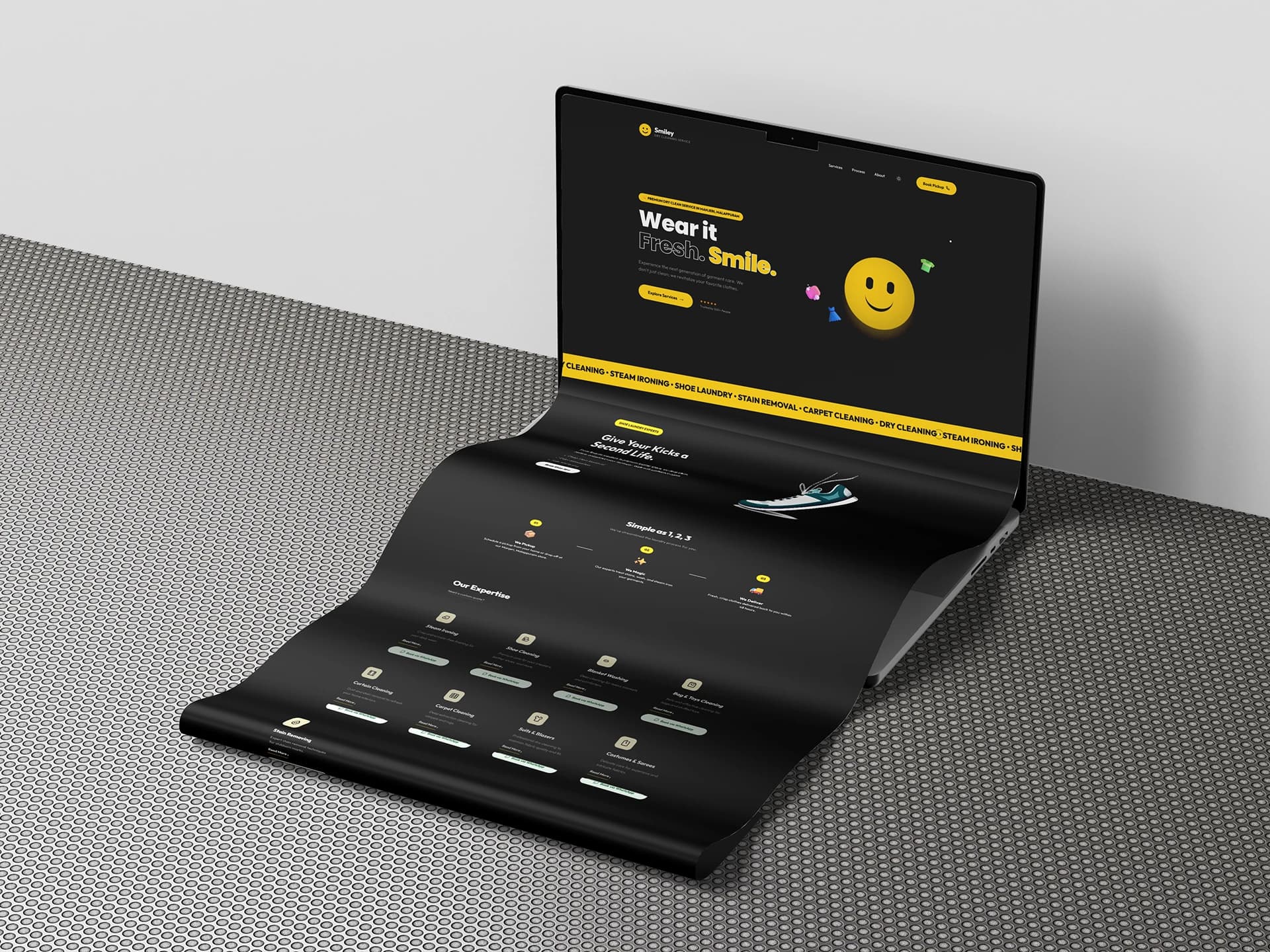 Website Design | Modern UI/UX for Laundry Service