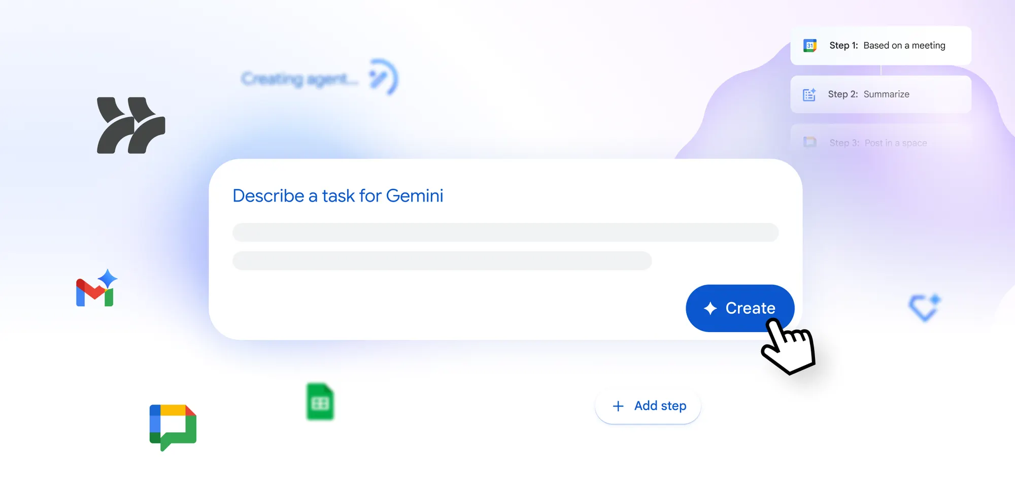 Google Workspace Studio Mockup